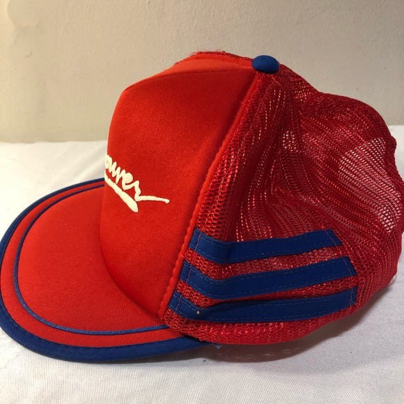 Vintage 3 stipe Trucker snapback hat cap Vancouver Script - Picture 3 of 14